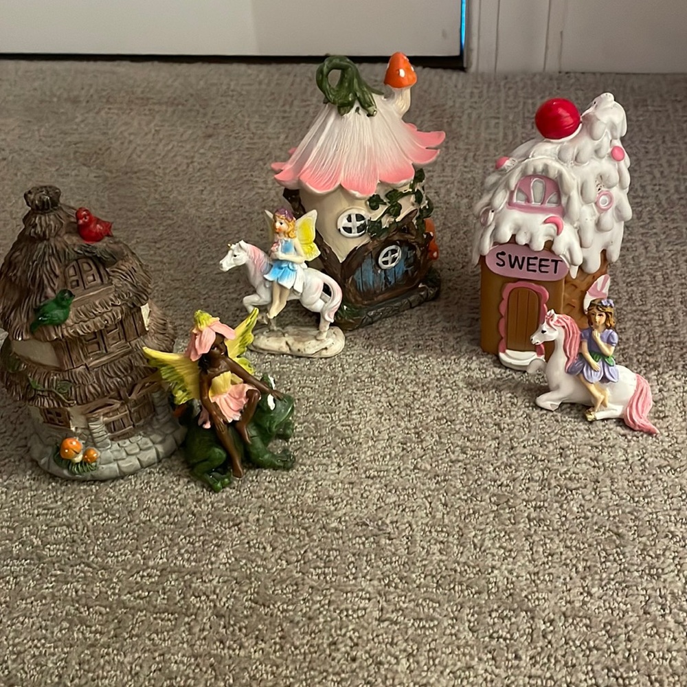 Fairy unknown houses with character that go with each house